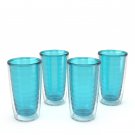 Tervis Clear and Colorful Tabletop Collection 16 oz Tumbler 4 Pack, Blue Moon