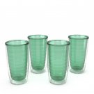 Tervis Clear and Colorful Tabletop Collection 16 oz Tumbler 4 Pack, Mangrove Green