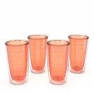 Tervis Clear and Colorful Tabletop Collection 16 oz Tumbler 4 Pack, Citrus Sunrise