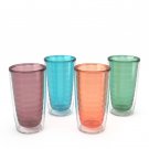 Tervis Clear and Colorful Tabletop Collection 16 oz Tumbler 4 Pack, Assorted