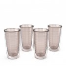 Tervis Clear and Colorful Tabletop Collection 16 oz Tumbler 4 Pack, River Rock