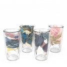 Tervis Autumn Gold Collection Crystal Collection 16 oz Tumbler 4 Pack