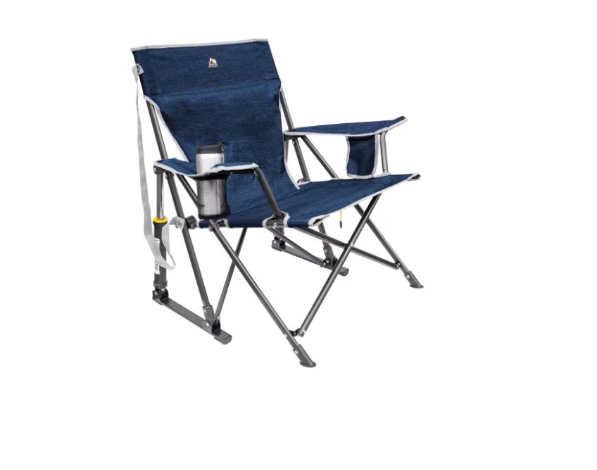 GCI Outdoor Kickback Rocker Camp Chair - Heathered Indigo