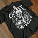 COFFEE MAKES ME NICER WHITE T SHIRT