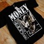 MONEY WORK T SHIRT STREETWEAR, 100% COTTON