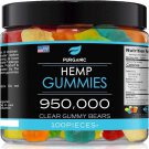 Purganic Hemp Gummies Helps Support Sleep, Peace and Relaxation-High Strength (100 Count)