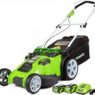 Greenworks 40V 20-Inch Cordless 2-In-1 Push Lawn Mower, 4.0 Ah and 2.0Ah  Battery Charger I
