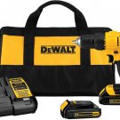 DEWALT 20V Max Cordless Drill / Driver Kit, Compact, 1/2-Inch DCD771C2, Yellow