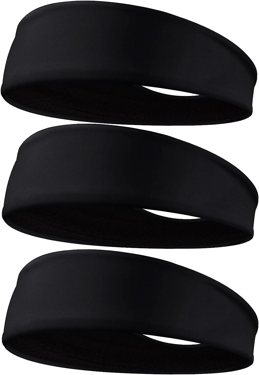 Braylin Men's Headbands, 3-Pack Headbands for Men