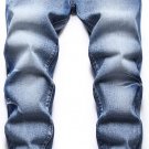 ZEESEN Ripped Jeans for Men Slim Denim Regular Fit Tapered Destroyed Pants