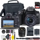 Canon EOS 850D Rebel T8i DSLR Camera with 18-55mm Lens (Black)