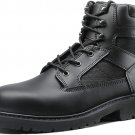 NORTIV 8 Men's Work Boots Soft Toe Leather Industrial Boot