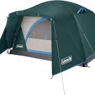 Coleman Skydome Camping Tent with Full-Fly Weather Vestibule, 2/4/6 Persons