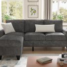 Youmumeub Sectional Sofa Couch Convertible L Shaped Couches with Ottoman