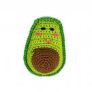 Handmade Avocado Organic Baby Rattle Cotton Fruit