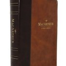 ESV, MacArthur Study Bible, 2nd Edition, Leathersoft, Brown, Thumb Indexed