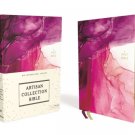 NIV, Artisan Collection Bible, Cloth over Board, Pink, Art Gilded Edges, Red Letter Edition, Comfor