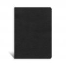 CSB Single Column Wide Margin Bible, Black LeatherTouch