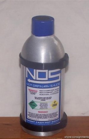 Danny Cash NOS BLUE Hot Sauce Not Ordinary Sauce