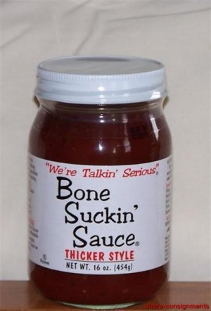 Bone Suckin' BBQ Barbecue Sauce - Thicker Style 16oz