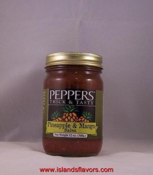 Pineapple and Mango Salsa 12oz  Peppers