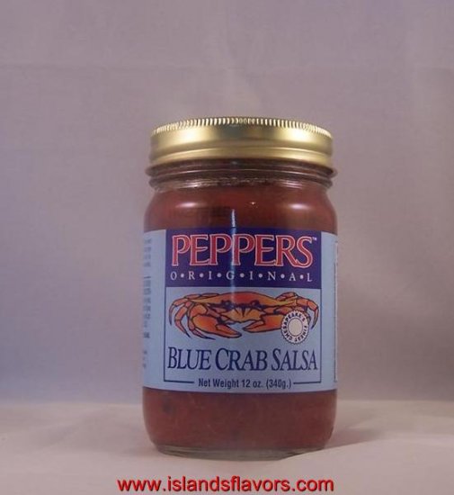 PEPPERS Original Blue Crab Salsa 12oz Jar