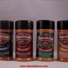 J&D's Bacon Salt Set of 4- 2oz  Low Sodium