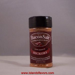 J&D's Bacon Salt HICKORY Flavor 2oz  Low Sodium