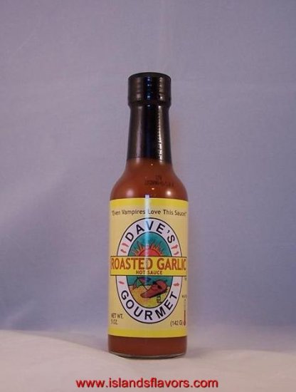 Dave's Gourmet Roasted Garlic Hot Sauce 5oz