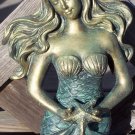 MERMAID PLAQUE SCULPTURE Tropical Beach Decor New
