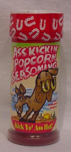 Ass Kickin' Hot Habanero Pepper Popcorn Seasoning