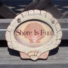 SHORE IS FUN Tropical Tiki Beach Bar Sign