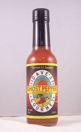 Dave's Gourmet Ghost Pepper Naga Jolokia Hot Sauce 5oz