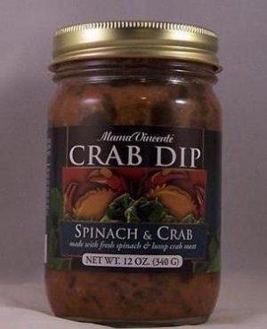 Mama Vincente Spinach and Crab Dip 12oz With Lump Crab