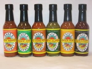 Dave's Daves Gourmet Insanity 6 Pack Hot Sauce Gift Set