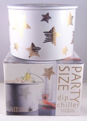 Gourmet Village Dip Chiller 2 Cup Party Size New