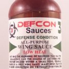 DEFCON 3 Defense Hot Wing Sauce Low Heat 8oz