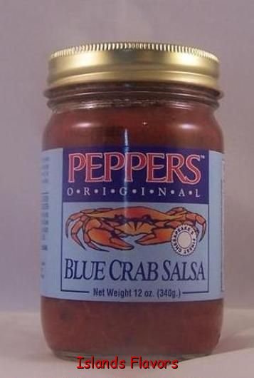 Blue Crab Salsa 12oz Jar Original Flavor Seafood
