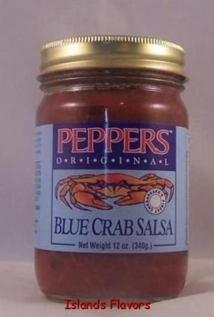Blue Crab Salsa 12oz Jar Original Flavor Seafood