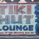 Tiki Hut Lounge Home of MAI TAI Tropical Beach Bar Sign