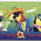 Parrot Party Tropical Beach Towel