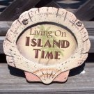 Living On Island Time Tropical Tiki Beach Bar Sign
