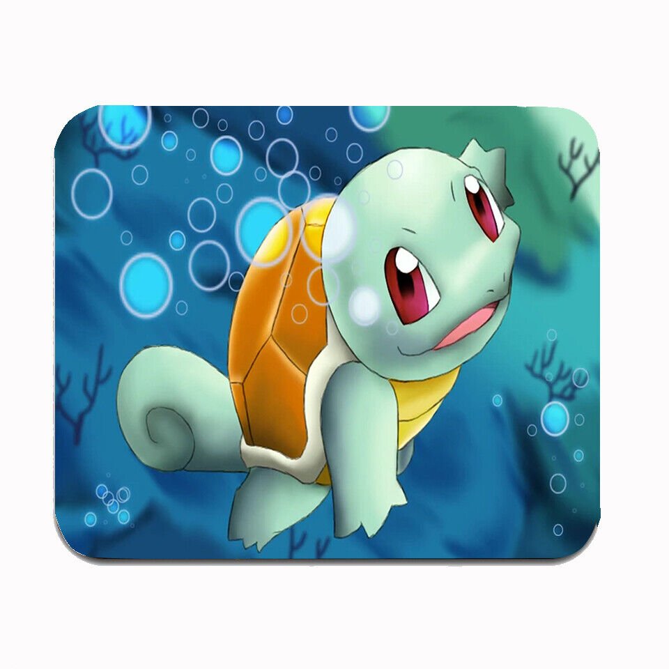 Pok&Atilde;&copy;mon Squirtle Cute Game New Large Mouse pad L31 Desk Gamming Mousepad