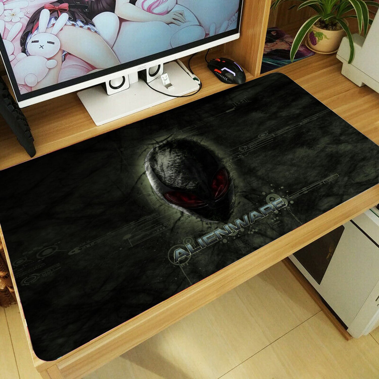 Black Stone Alienware Logo New Large Mouse pad L31 Gamming Mousepad