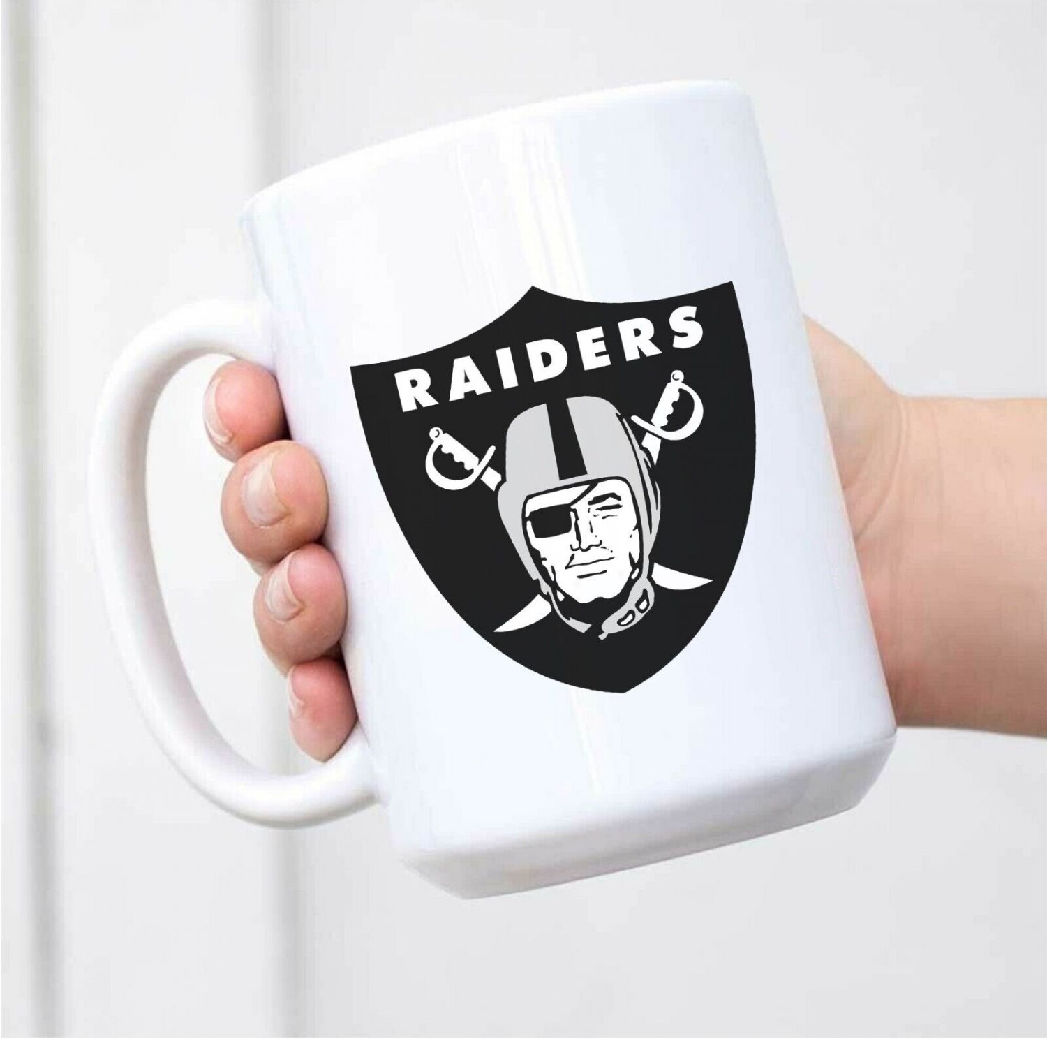 Oakland Raiders Football Logo Ceramic White Mug L31 Coffee Mug Tea Mug