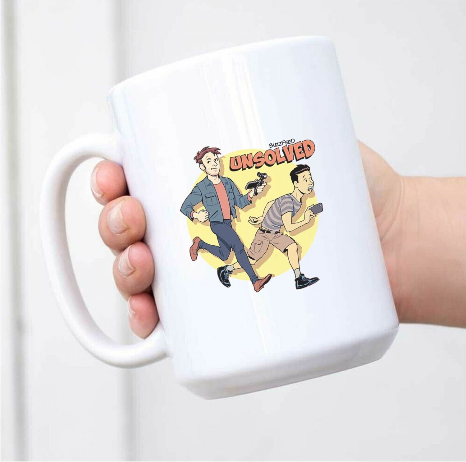 BuzzFeed Unsolved Cartoon New Ceramic White Mug L31 Coffee Mug Tea Mug