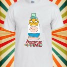 Adventure Time Finn Jake BMO Cartoon Unisex T-Shirt L31 Men Black White Tshirt