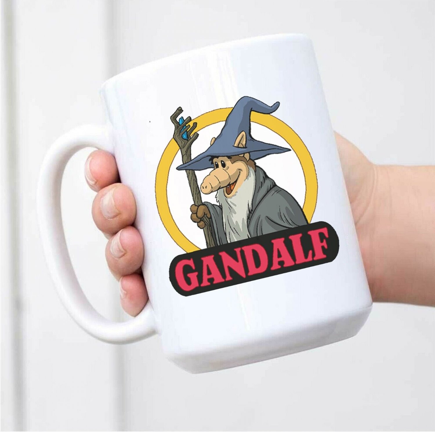 GandAlf Cartoon New Ceramic White Mug L31 Coffee Mug Tea Mug