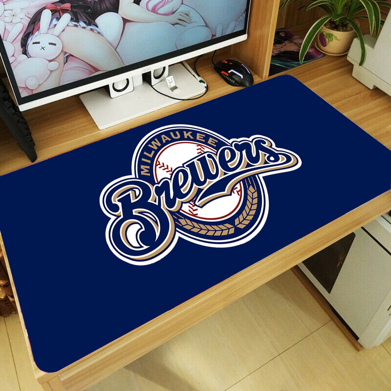 MILWAUKEE BREWERS Baseball team New Large Mouse pad L31 Gamming Mousepad