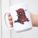 Deadpool Spider-man Chibi Hero New Ceramic White Mug L31 Coffee Mug Tea Mug